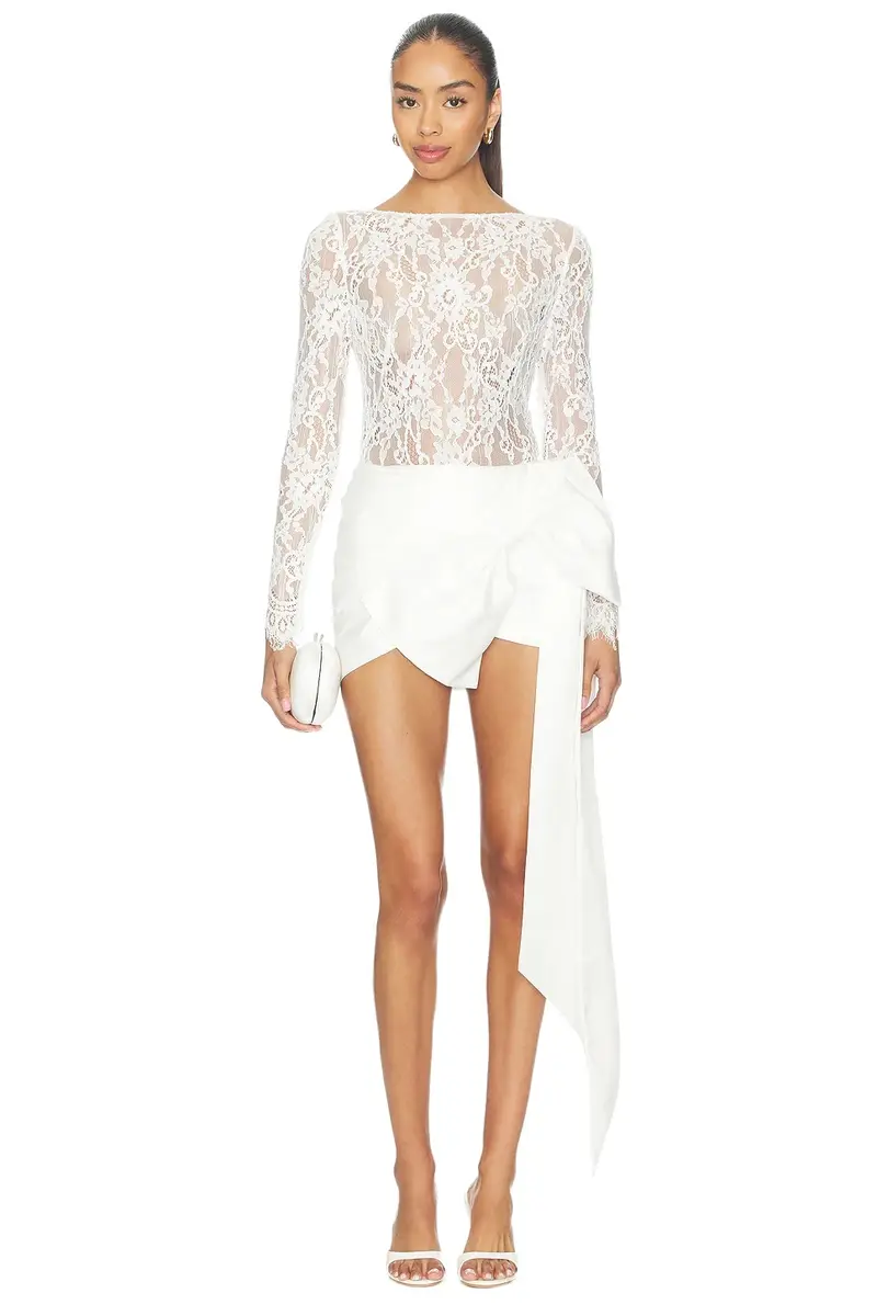 Bronx and Banco Viena Draped Mini Dress