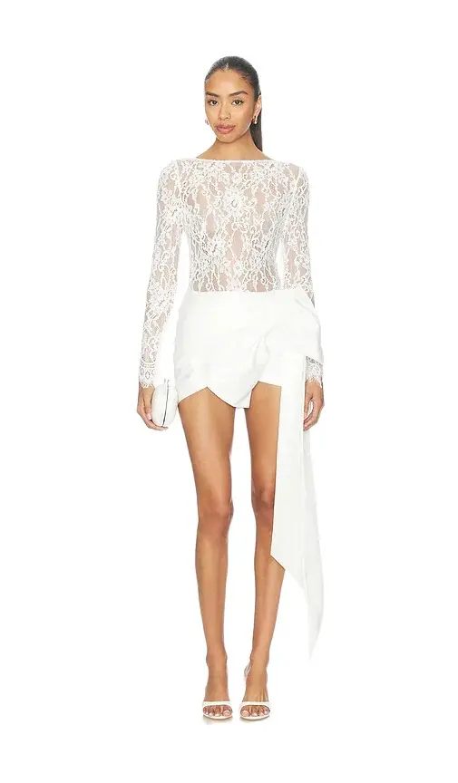 Bronx and Banco Viena Draped Mini Dress