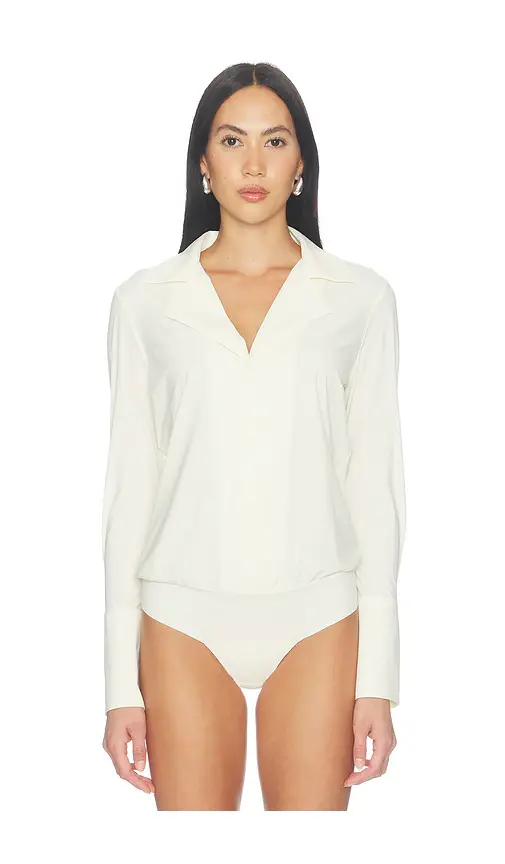 Commando Classic Blousey Button Down Bodysuit | Thumbnail 2 Commando Classic Blousey Button Down Bodysuit | Thumbnail 2