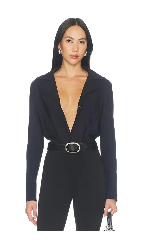 Classic Blousey Button Down Bodysuit Classic Blousey Button Down Bodysuit
