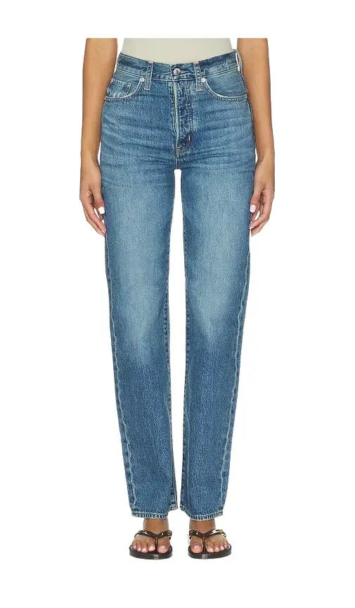 Cassie Super High Rise Straight Jeans