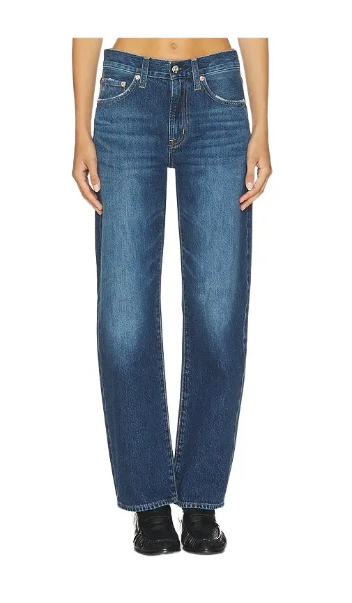 Lexi Mid Rise Bowed Straight Jeans Lexi Mid Rise Bowed Straight Jeans