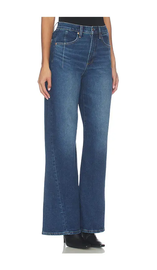 Pistola Kyra High Rise Bowed Ankle Wide Leg Jeans | Thumbnail 2