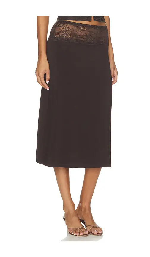 LIONESS First Kiss Midi Skirt | Thumbnail 2 LIONESS First Kiss Midi Skirt | Thumbnail 2