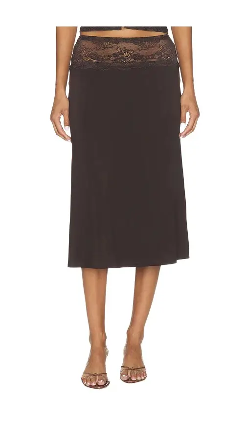 LIONESS First Kiss Midi Skirt