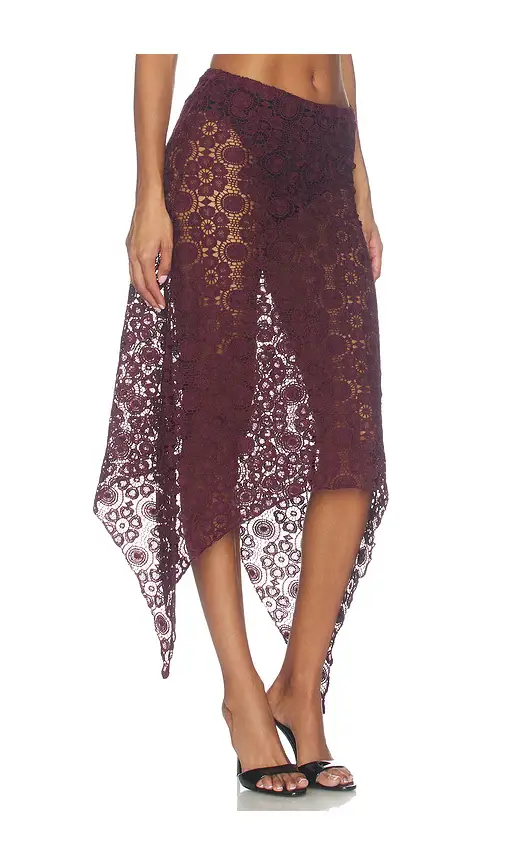 LIONESS Trophy Lace Midi Skirt | Thumbnail 2 LIONESS Trophy Lace Midi Skirt | Thumbnail 2