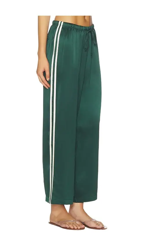 DONNI. The Silk Stripe Crop Pant