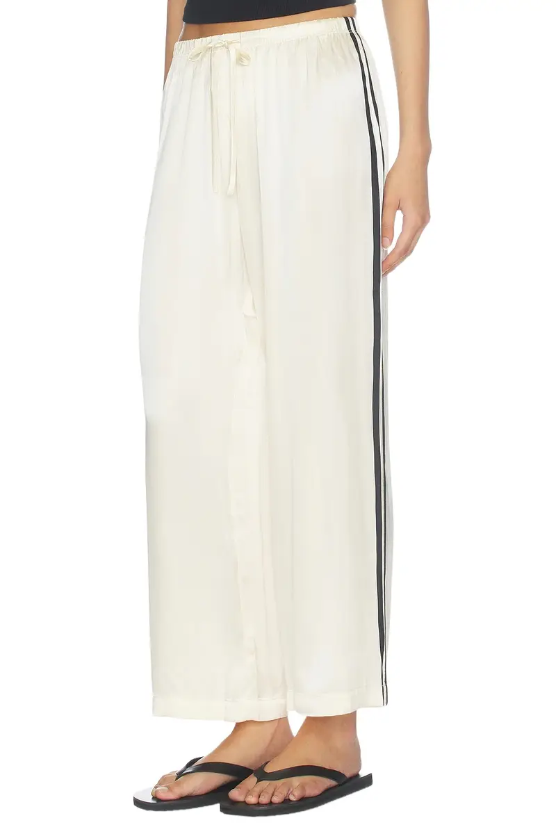The Silk Stripe Crop Pant The Silk Stripe Crop Pant