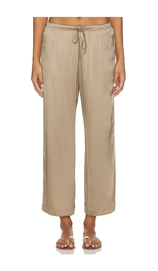 DONNI. The Silk Stripe Crop Pant | Thumbnail 2 DONNI. The Silk Stripe Crop Pant | Thumbnail 2