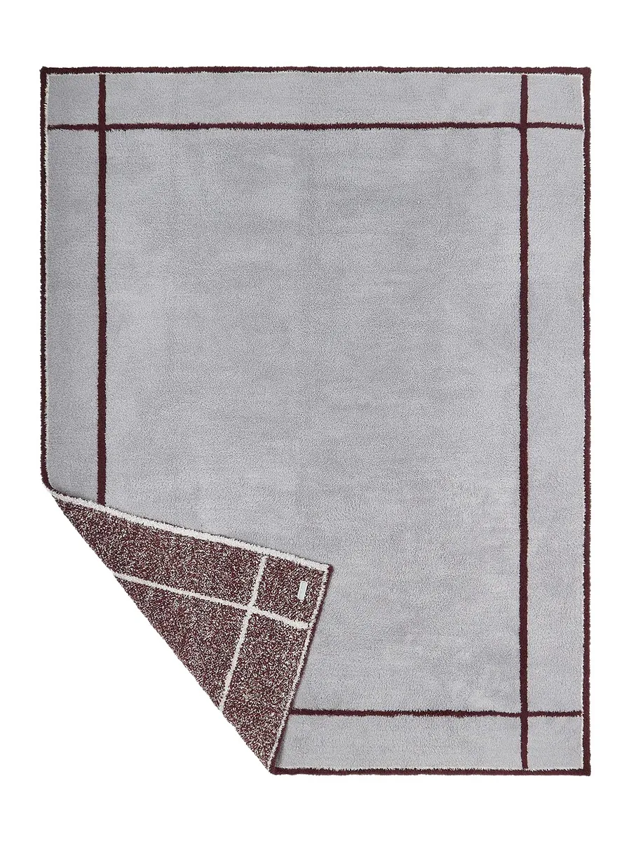 Barefoot Dreams CozyChic Belmar Border Throw