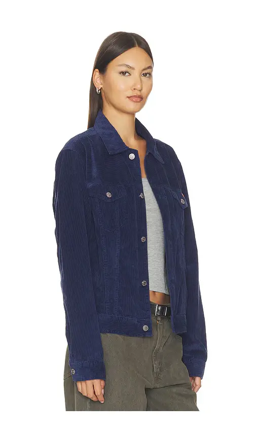 Calvin Klein Washed Corduroy Trucker Jacket | Thumbnail 2