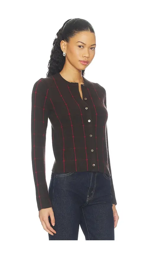 Guest In Residence Jane Checker Cardigan | Thumbnail 2 Guest In Residence Jane Checker Cardigan | Thumbnail 2