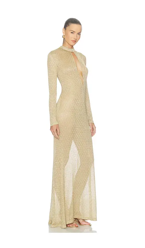 Bronx and Banco Makena Long Sleeve Knit Maxi Dress | Thumbnail 2