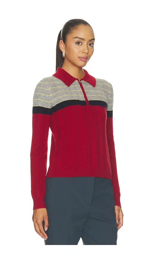 Guest In Residence Track Polo Sweater | Thumbnail 2 Guest In Residence Track Polo Sweater | Thumbnail 2
