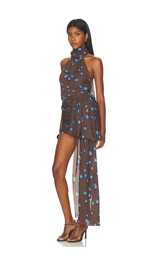 Rowen Rose Halter Mini Dress | Thumbnail 2 Rowen Rose Halter Mini Dress | Thumbnail 2