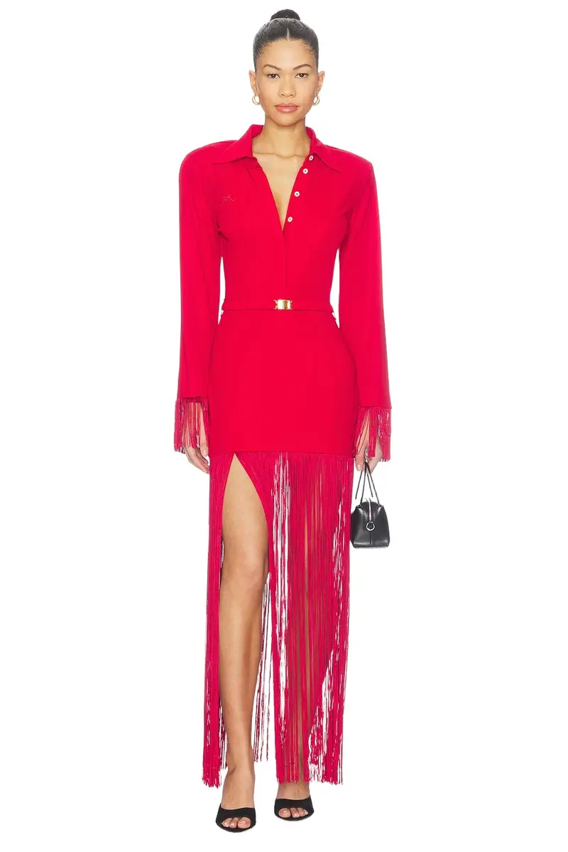 Long Sleeve Polo Maxi Dress Long Sleeve Polo Maxi Dress