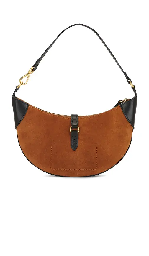 Polo Ralph Lauren Small Suede Leather Shoulder Bag | Thumbnail 2