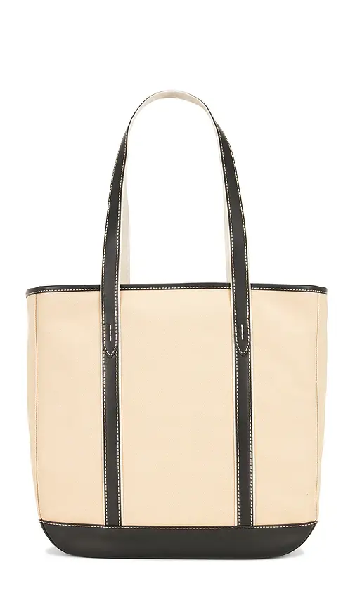 Polo Ralph Lauren Canvas Leather Tote Medium Bag | Thumbnail 2 Polo Ralph Lauren Canvas Leather Tote Medium Bag | Thumbnail 2