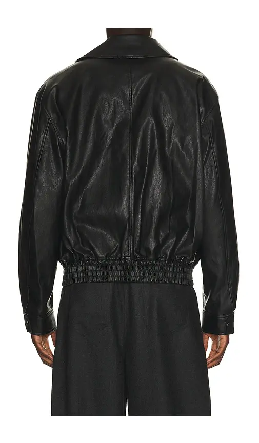 LE 17 SEPTEMBRE Faux Leather Zip Blouson | Thumbnail 2 LE 17 SEPTEMBRE Faux Leather Zip Blouson | Thumbnail 2