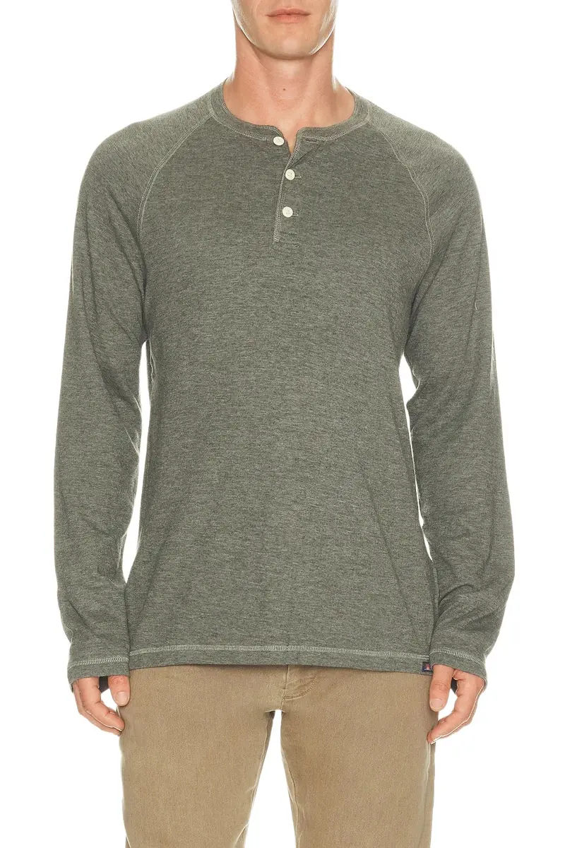 Faherty Long Sleeve Cloud Henley