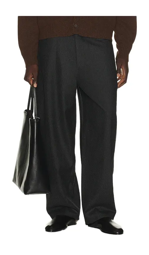 LE 17 SEPTEMBRE Wool Curved Trousers