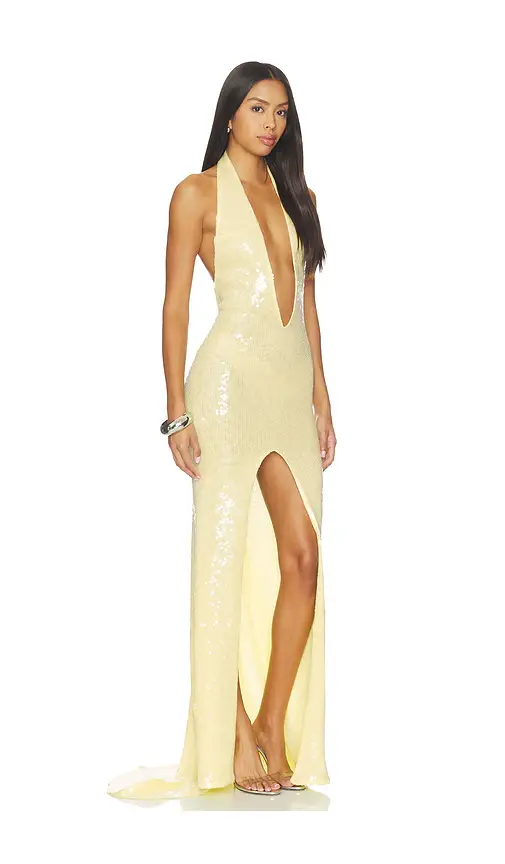 Sketch-Y Media Gown With Train | Thumbnail 2 Sketch-Y Media Gown With Train | Thumbnail 2
