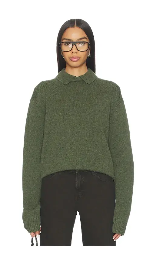 EAVES Oaklee Collared Sweater