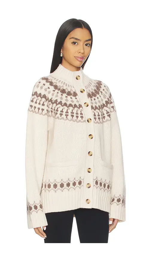 EAVES Jen Fair Isle Cardigan | Thumbnail 2 EAVES Jen Fair Isle Cardigan | Thumbnail 2