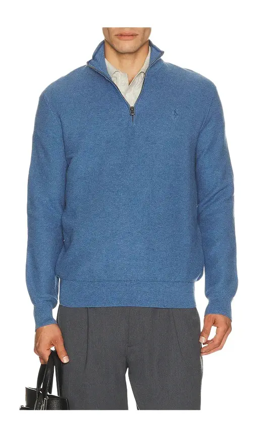 Polo Ralph Lauren Long Sleeve Cotton 1/2 Zip Pullover Sweater