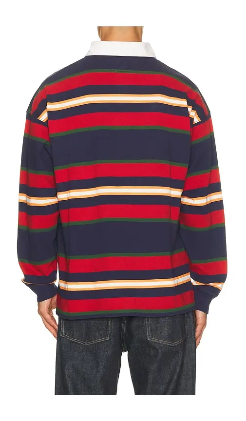 Polo Ralph Lauren Long Sleeve Yarn Dyed Cotton Rugby Polo Sweater | Thumbnail 2 Polo Ralph Lauren Long Sleeve Yarn Dyed Cotton Rugby Polo Sweater | Thumbnail 2