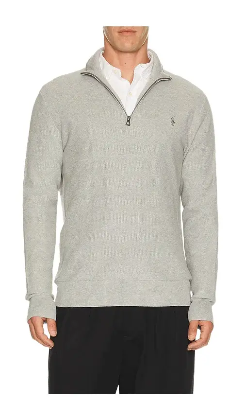 Polo Ralph Lauren Cotton 1/2 Zip Pullover Sweater