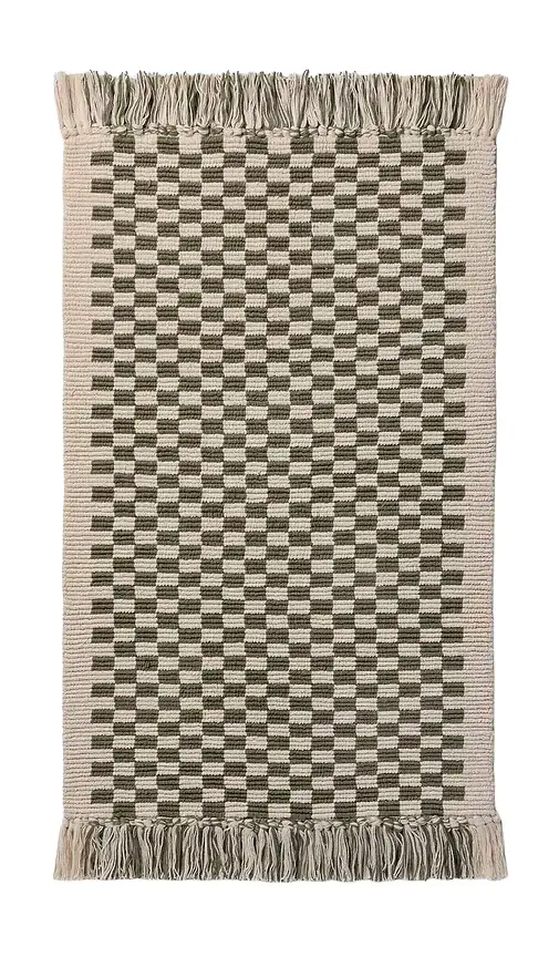 Checkered Bath Tub Mat