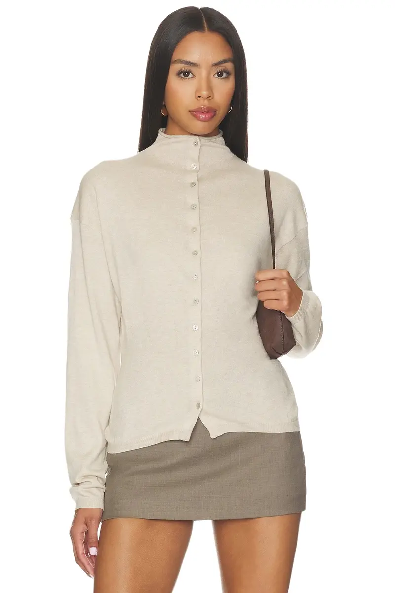 Kaycey Mock Neck Cardigan Kaycey Mock Neck Cardigan