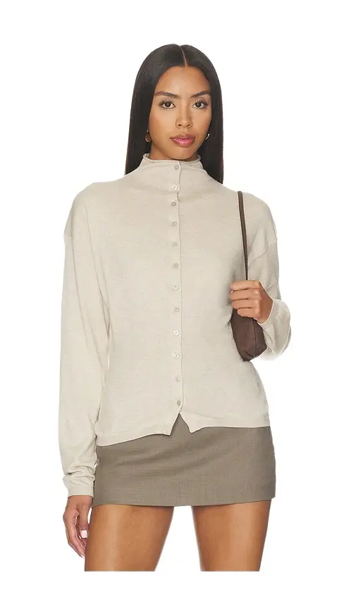 Kaycey Mock Neck Cardigan