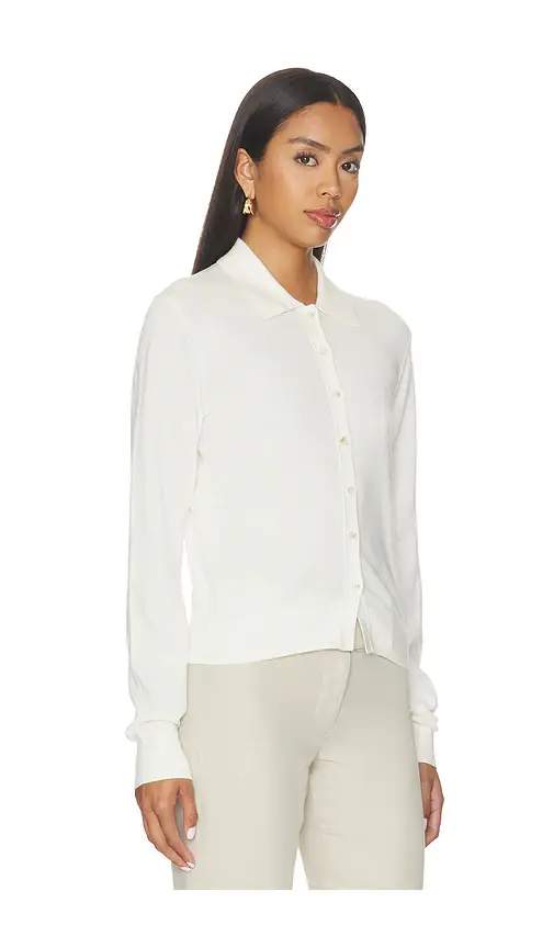 EAVES Maegen Polo Collar Cardigan | Thumbnail 2 EAVES Maegen Polo Collar Cardigan | Thumbnail 2