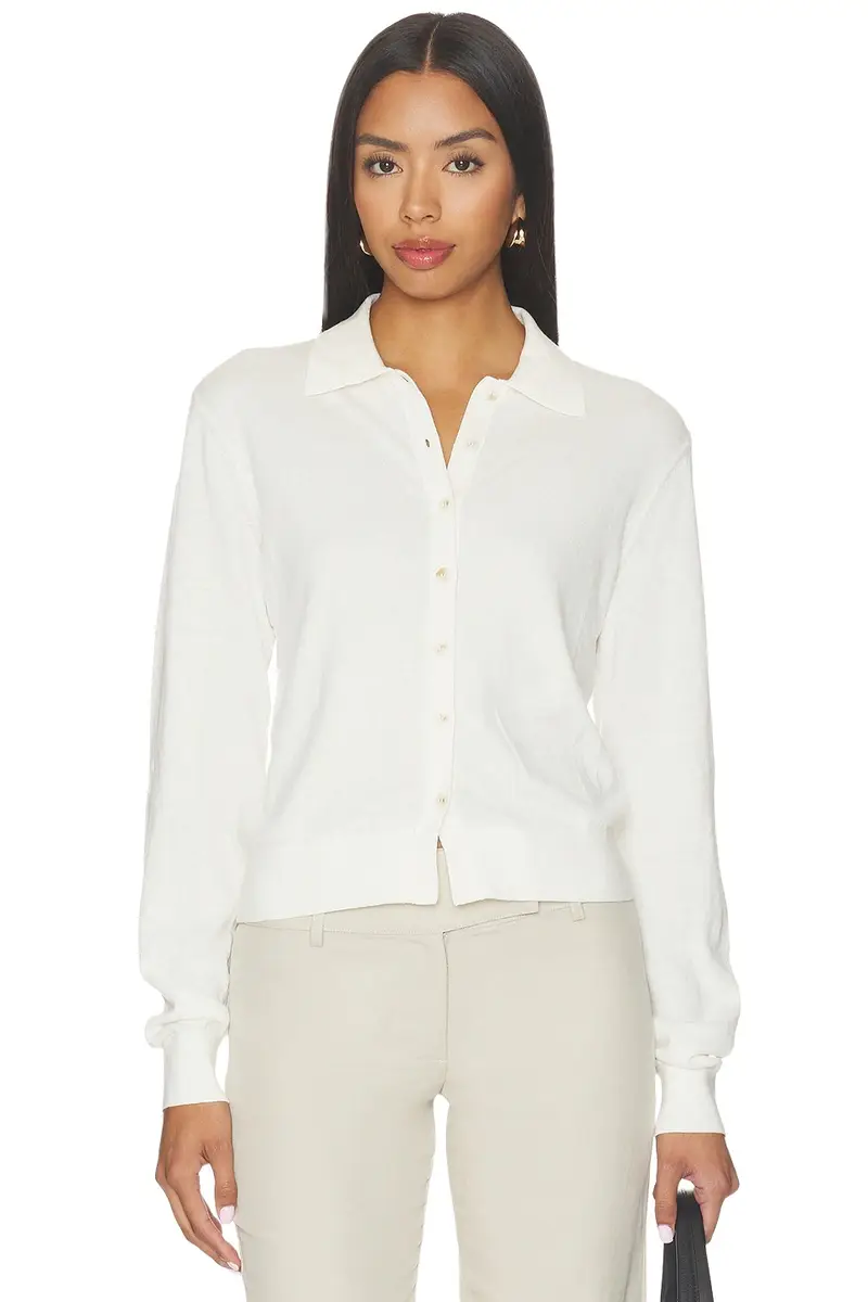Maegen Polo Collar Cardigan