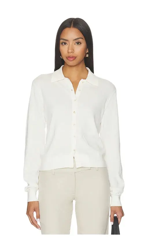 Maegen Polo Collar Cardigan