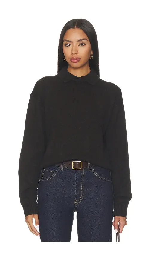 EAVES Oaklee Collared Sweater