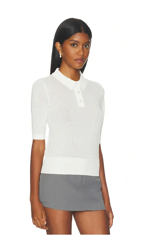 Geel Beatrice Knit Polo | Thumbnail 2 Geel Beatrice Knit Polo | Thumbnail 2