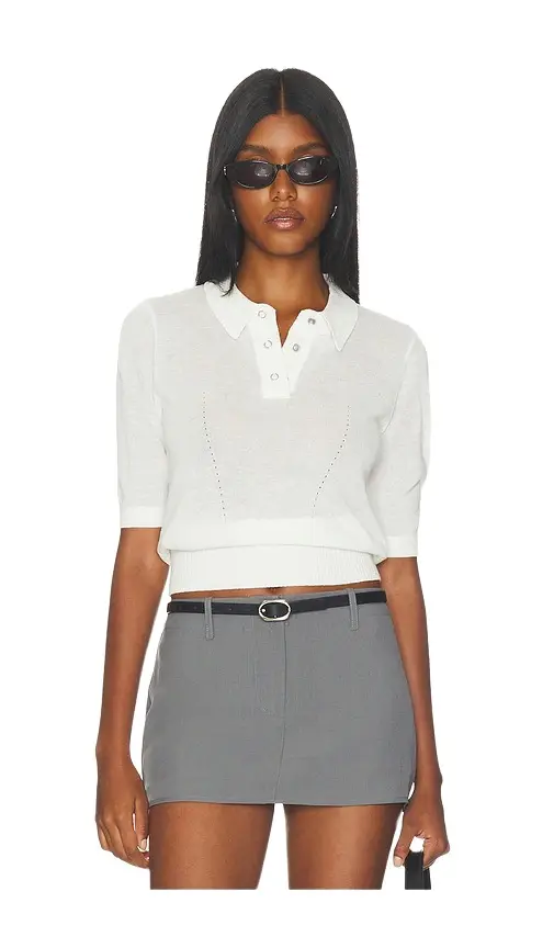 Geel Beatrice Knit Polo