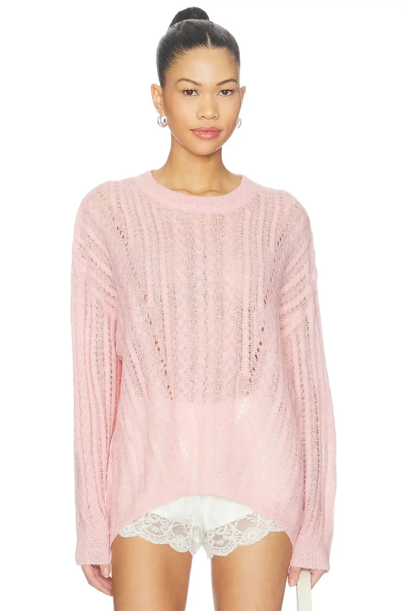 Sheer Luck Cable Sweater Sheer Luck Cable Sweater