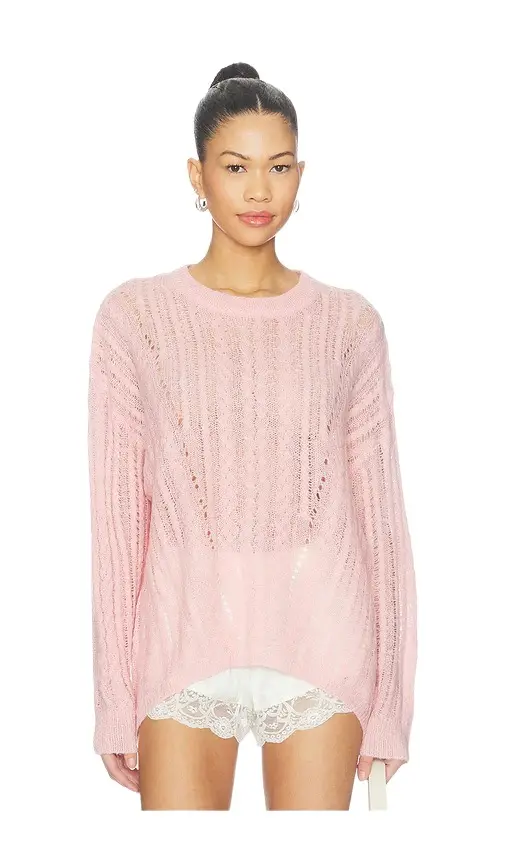 Sheer Luck Cable Sweater