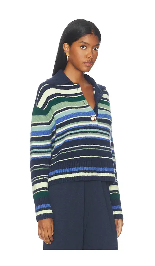 Free People Trading Up Stripe Pullover | Thumbnail 2