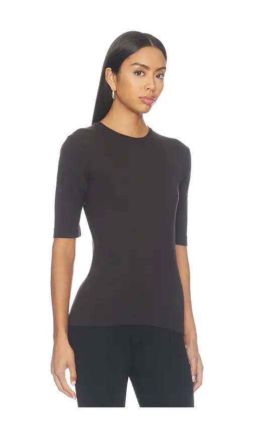 Wolford Merino Knit Short Sleeve Top | Thumbnail 2