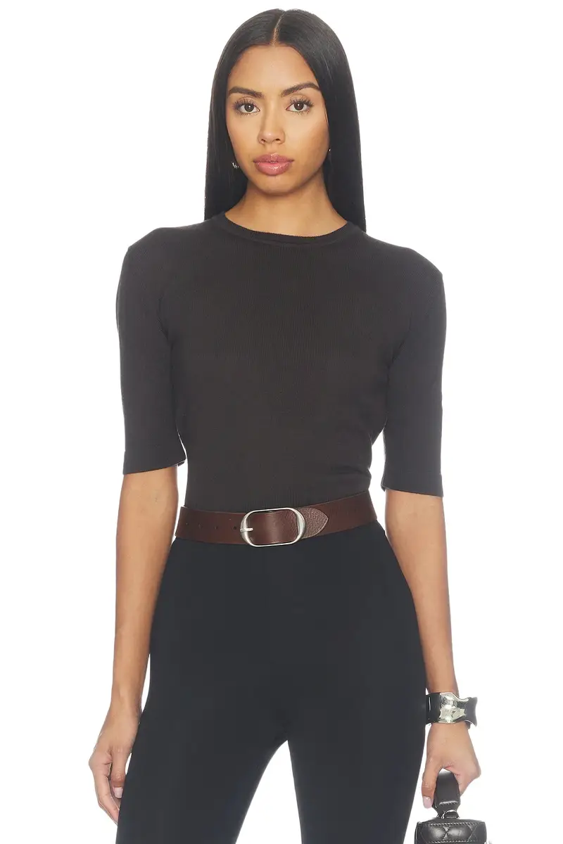 Wolford Merino Knit Short Sleeve Top