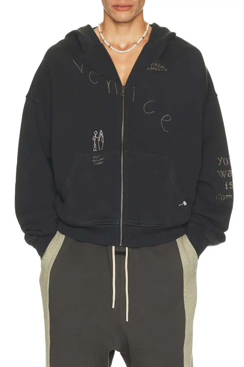 Surfer Dream Zipped Loose Hoodie
