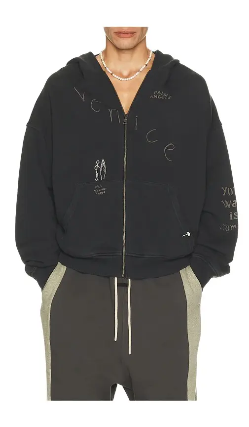 Surfer Dream Zipped Loose Hoodie Surfer Dream Zipped Loose Hoodie