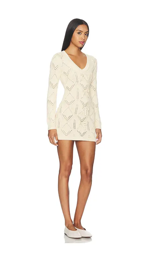 MAJORELLE Carlota Pointelle Sweater Dress | Thumbnail 2 MAJORELLE Carlota Pointelle Sweater Dress | Thumbnail 2
