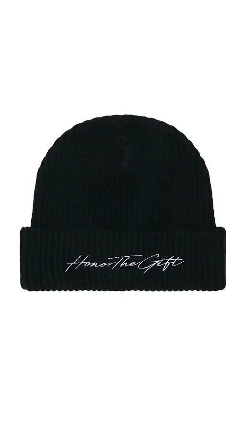 Honor The Gift Script Beanie
