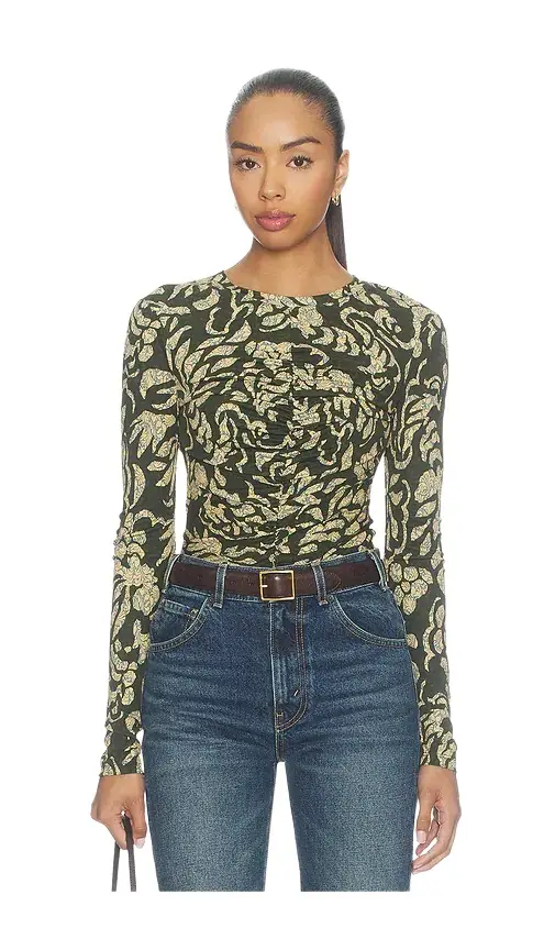 Ulla Johnson Asha Longsleeve Jersey Top